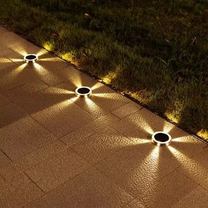 Zeal Lighting Round Walking Steps Landscape Recessed Lighting Stair Outdoor Underground Lamp