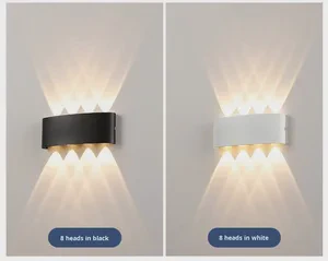 UP and Down Outdoor LED Wall Lamp IP65 Waterproof 2W 4W 6W 8W 10W 12W Surface Mounted Led Wall Light for Garden