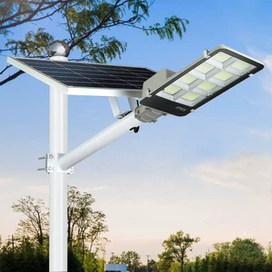 Waterproof Street Lamp With Lamp Arm Outdoor Industrial Led Project 300W 600W Solar Street Light