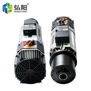 HYCNC HSD Automatic Tool Change Spindle 9.0kW ISO30 Air Cooling 24000rpm High Torque Motor Assembly For CNC Woodworking Router