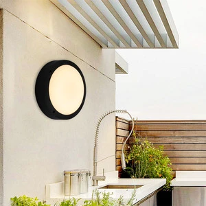 Aluminum Balcony Ceiling Light 12W IP65 Waterproof Round Dimmable for Indoor Outdoor and Smart Indoor Outdoor Lighting