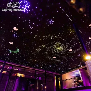 MASTER ACOUSTIC Sound Proof Material Audio-visual Room Home Theater Bar Starry Sky Ceiling Fiber Optic Light