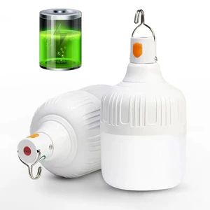 Camping Lamps USB LED Rechargeable 3 Light Modes Camping Light with Hook for Camping Fishing Hiking Power Outage Emergency