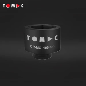 TOMAC 1-Inch Heavy Duty 100mm Hydraulic Impact Wrench Socket Tool for Truck Tool Repair