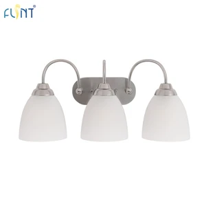 Hot Selling Modern Style 3 Light Mirror Front Brushed Nickel Vanity Light for Dressing Room