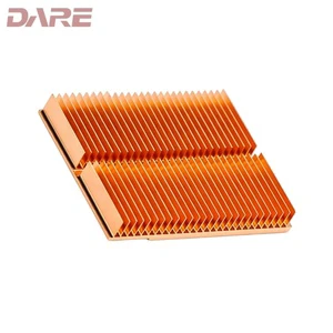 Wholesale Precision CU1020 Copper Base CPU Heat Sink Custom High Thermal Conductivity Metal Flat Stamping Ultrasonic Cleaning