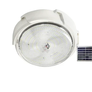 Solar 60W-400W IP65 LED Ceiling Light with Remote Control for Garden Balcony & Living Room