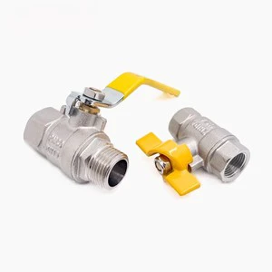 High Pressure 1 Inch Brass Ball Valve Solid Stem Manual Water OEM Parts Manufacturer