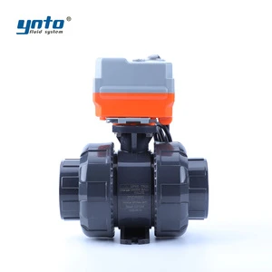 Wholesale OEM ODM Factory Price Electric Motorized Ball Valve Actuator Bv21-21b Dn40 2-way UPVC Chemical Corrosion Water