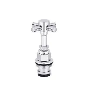 Industrial Durable Flow Control Part Smooth Rotational Motion Bonnet Spindle Fitting Precision Machined Valve Component Chrome
