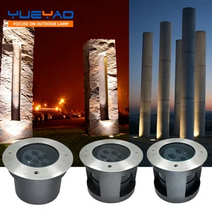 IP67 Waterproof Stainless Steel LED Underground Light Buried Recessed Landscape Lamp 2700K-6000K Color Temp CRI 80 for Lighting