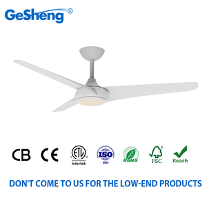 CB CE ETL Certificate 52-Inch LED Ceiling Fan Light 3 Blades DC Motor Modern Remote Control for Indoor Living Room Decor