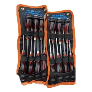 Oem 7 Pcs / Set Knocking Screwdriver Oil-resistant Through-core Screwdriver Home