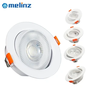 Melinz Adjustable Angle Spot Light for Apartment Recessed Mounting 3W-9W LED