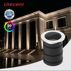 Litecent 3.5w Hot Sale Waterproof Garden Underground Ground Buried Lamp Recessed Light Led Inground Decking Light