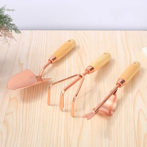 Three-Piece Set Household Use Garden Multi Tool Flower Pine Shovel Small Garden Hand Tools