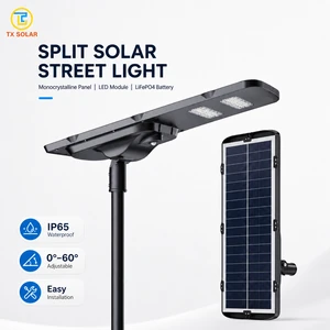 Streetlight Waterproof Outdoor High Quality Street Light Outdoor 50w 60w 80w 100w All in One Led Solar Street Lights for Street