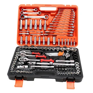 37-216 Pcs Automobile Mechanical Repair Vehicle Socket Wrench Tool Box Set Hardware Kit Complete Set