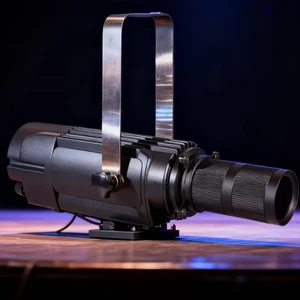 100W Warm White Light Zoomable LED Elliptical Spotlight Aluminum Construction DMX512 for Stage Studio Outdoor Use