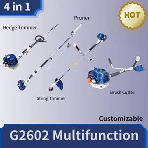 ZOMAX Multifunction 4 In 1 Lightweight Auto Oiler Hedge Trimmer, Pole Saw Include Brush Cutter For Yard Mainance