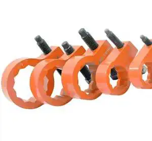 Portable Hydraulic Press Tool BW104 Metric OEM Stainless Steel Industrial Grade Magnetic Backup Wrench Serrated Jaw Adjustable