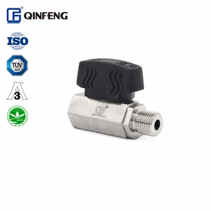 High Quality Manual Stainless Steel Mini Ball Valve 1/2 Inch 3/4 Inch Internal/External Thread for Water/Gas Pipe Systems