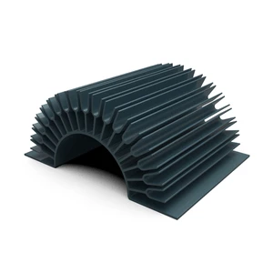 Factory Price Wholesale Thermal Heatsink Custom Cold Forged Round Black Anodized Pin And Fin Aluminum Heat Sink