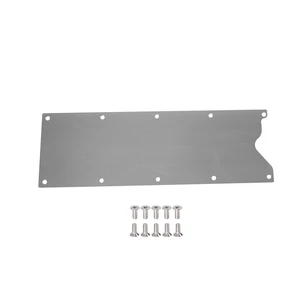 LS Engine Gen3 Gen4 Valley Cover Plate Knock Sensor Delete Lifter Pan Cover With Gasket Billet Aluminum Thin Burst Sensor