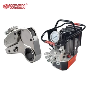 8LOW Heavy Duty Integrated Elongated Aluminum-titanium Alloy Compact Rotatable Low Profile Hydraulic Torque Wrench Power Plant