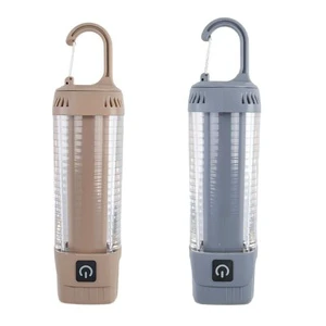 Camping Atmosphere Light LED Rechargeable Outdoor Portable Tent High Brightness Candlelight Lamp Multi-function Flashlight Push