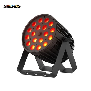 SHEHDS Aluminum LED Zoom Par 18x18W RGBWAUV 6in1 Stage Lighting For Wedding DJ