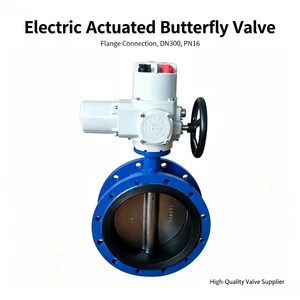 Pneumatic stainless steel flange soft seal butterfly valve, universal for high temperature water, gas, oil