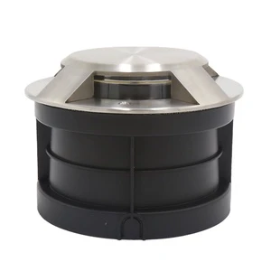 IP67 Stainless Steel Garden Park Outdoor Landscape LED 12W Bezel 4-Way Underground Inground Buried light