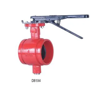 Grooved Butterfly Valve (D81X4), PN10/16, BS EN 593 Standard