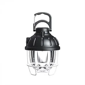 Outdoor Multifunctional Retro Rechargeable Lantern Garden Led Camping Light With Hook