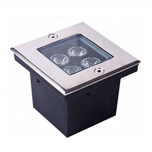 4W RGB LED Underground Light Buried Recessed Floor Ground Yard Path Landscape Lamp Square Led Underground Light