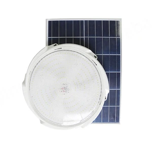 Best Selling IP65 50W-200W Indoor/Outdoor Waterproof Aluminum Induction Solar LED Ceiling Light 5000K Daylight Dimmable Garden