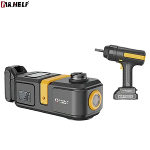 21V Lithium Battery 5T Multifunction Electric Hydraulic Jack & Impact Wrench Set for Vehicle
