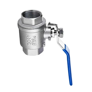 Full Bore Stainless Steel Manual Ball Valve 1000WOG Threaded Type OEM Customizable For Steam Gas Line Roscada Valvula De Bola