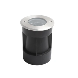 Adjustable GU10 Recessed Inground Lighting Underground with Outdoor Max35W Waterproof Aluminum Buried Lamp for Road Warm White