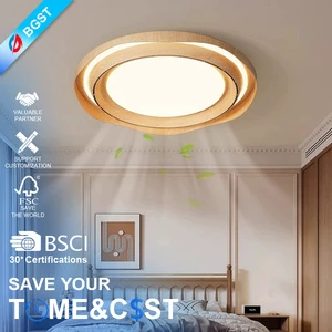 New Full Spectrum Eye Protection Leafless Ceiling Fan With Light Ceiling Light Living Room Smart Ceiling Fan With Light