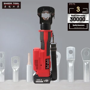 C300 10-300mm² 100kN Portable Powerful Rechargeable Battery Powered Hydraulic AL/CU Cable Lugs Crimping Tool