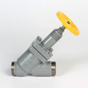 Straight Cast Steel Globe Valve with Weld Connection 4.5 MAP for Pressure Ammonia Compatible for Industrial Refrigeration