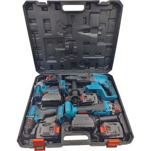 Power Tool Kits Electric Hammer Impact Drill Brushless Angle Grinder Cordless Wrench Portable Circular Saw Combination Tool Set