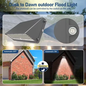 Waterproof Outdoor Wall Light, 40W LED Aluminum Alloy Mounting for Garden