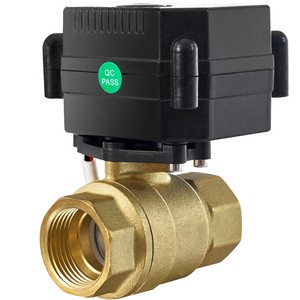 Factory WiFi Electric Ball Valve for Remote Control, Timer Control for Water Leak Detection and Auto Shut off Function