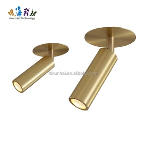 LED Retro Copper Spotlights Anti-glare Surface Mount Led Ceiling Spotlights KH-QW-014-H16