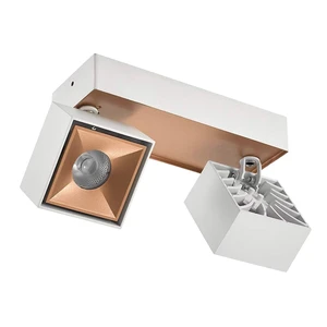 Modern Customized Aluminum 2*12W/3*12W Foldable Adjustable Anti-Glare Focus LED Double/Three-Head Surface-Mounted Spotlight