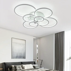 Black/White Color Modern Led Ceiling Lights for Living Room Bedroom ed Home Chandelier