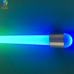 40mm 3D 360 Degrees RGB Ws2811 Spi LED Tube Light Music Interactive LED Video Tube Light Digital RGB Pixel Vertical Tube